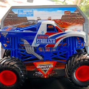 Lucas Stabilizer Monster Jam Blue and Red Toy Truck